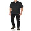 Amazon Essentials Black Button Up Shirt for Men, Short-Sleeve, Stain and Wrinkle-Resistant, Small view 4