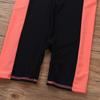 Agoky Kids Boys One Piece Zip Front Thermal Shorty Wetsuit for Swimming/Diving/Snorkeling/Surfing UPF 50+ Sun Protection Watermelon Red&Black 3-4 view 4