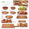 Captain Stag UP-2610 Wooden Tableware Plate, Pallet Type Plate, Woodbreath 7.9 x 5.5 x Thickness 0.4 inches (200 x 140 x 10 mm) view 3