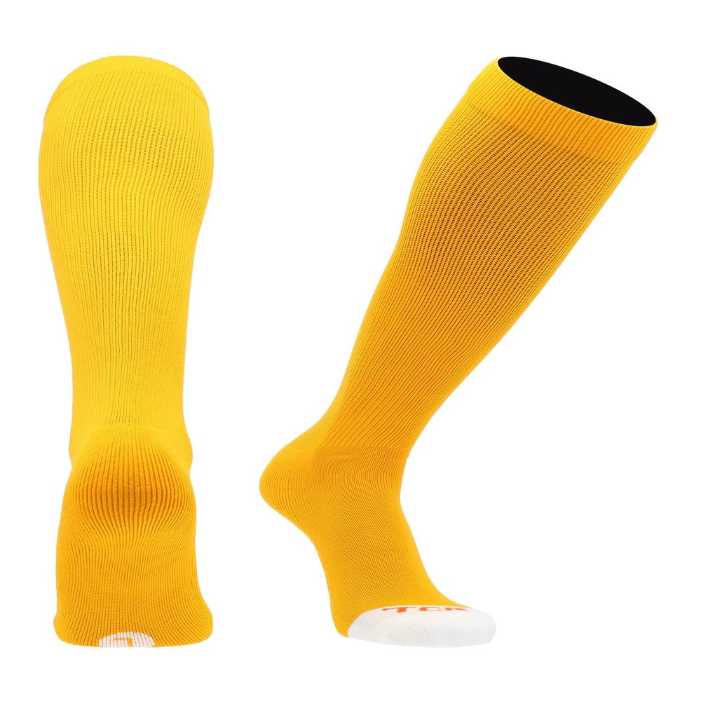 MadSportsStuff Pro Line Over the Calf Baseball Socks (Gold, Large)