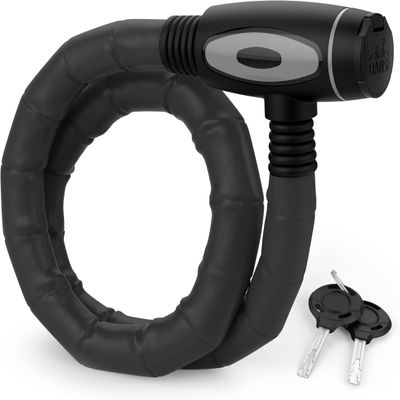 DANSI Unisex  Adults' Articulated Lock Smoke Black Matt