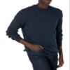 Amazon Essentials Men's Crewneck Cable Cotton Sweater, Navy, XX-Large view 1
