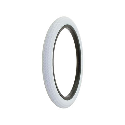 Alta Bicycle Tire Duro 18" x 1.95" Bike Tire Full Thread, Multiple Colors (White)