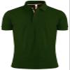 BCPOLO Men's Polo Shirt Solid Short Sleeve Classic Pique Polo Shirt Green-S (Asia-L) view 2