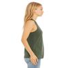 Bella + Canvas Ladies' Jersey Racerback Tank M MILITARY GREEN view 2