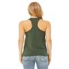 Bella + Canvas Ladies' Jersey Racerback Tank M MILITARY GREEN view 3