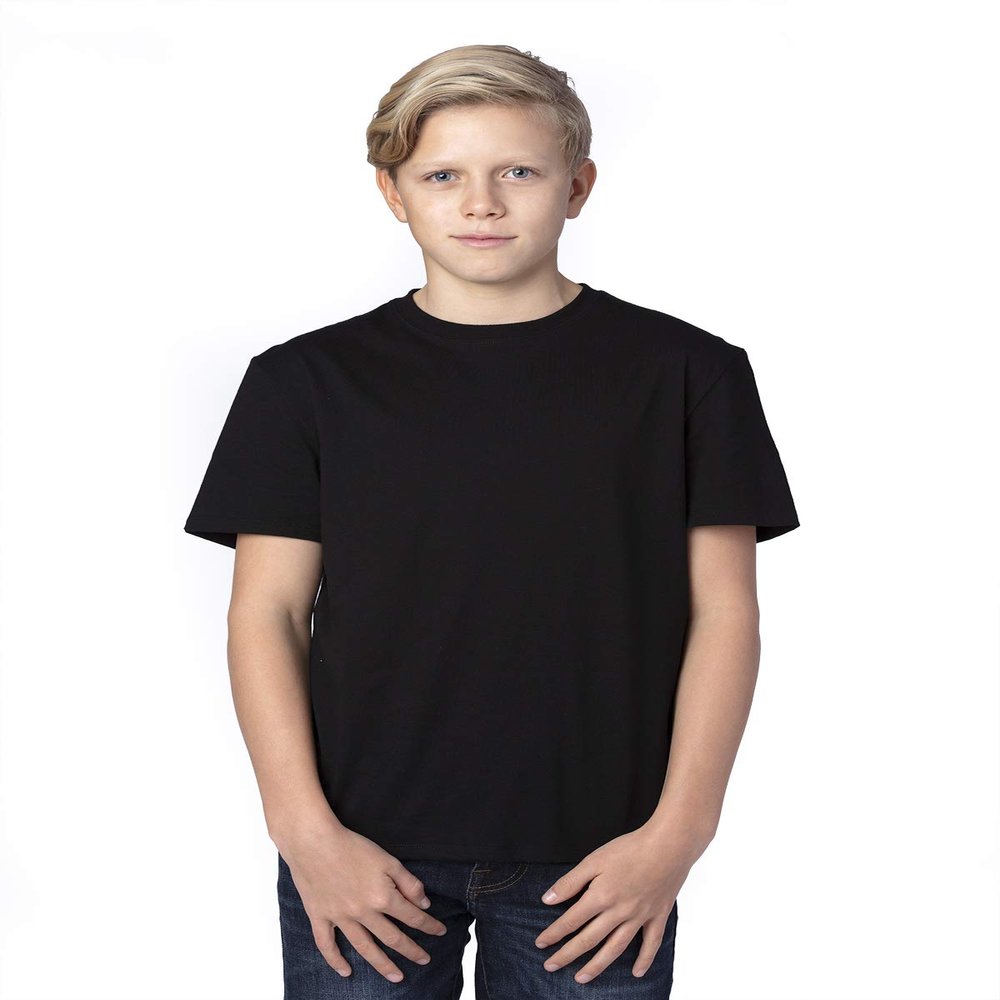 Threadfast Apparel Youth Ultimate T-Shirt L BLACK