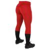 CHAMPRO Women's Tournament Traditional Low-Rise Polyester Softball Pant, XX-Large, Scarlet view 2