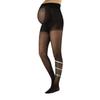 CALZITALY Maternity Pantyhose Stocking with Bellyband, Italian Hosiery, Pregnancy Tights 20 Denier (Small, Black) view 1