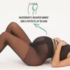 CALZITALY Maternity Pantyhose Stocking with Bellyband, Italian Hosiery, Pregnancy Tights 20 Denier (Small, Black) view 3