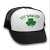 Awkward Styles Fit Shaced Trucker Hat Funny St. Patrick's Day Hats Irish Gifts Black One Size view 2
