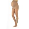 CALZITALY Maternity Pantyhose Stocking with Bellyband, Italian Hosiery, Pregnancy Tights 20 Denier (Large, Skin) view 1