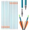 SHARROW 31'' Aluminum Arrows Spine 500 Hunting Targeting Arrow Practice Archery for Compound Bow Recurve Bow view 1