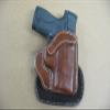 Azula All Leather Molded Paddle Holster CCW OWB for Springfield XDS 3.3" Barrel Pistol Black RH view 3