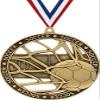 3" Soccer Medals, Massive Rimz Soccer Gold Medal Award 10 Pack Prime view 1