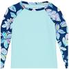 Kanu Surf Girls' Long Sleeve Rashguard UPF 50+ Two Piece Swim Set, Charlotte Navy, 3T view 4