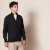 Amazon Essentials Men's Full-Zip Cotton Sweater, Black, Large view 3