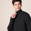 Amazon Essentials Men's Full-Zip Cotton Sweater, Black, Large view 4