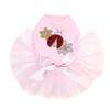 Dog in the Closet Glitter Ladybug & Daisies - Bling Rhinestone Tutu Dress, 4XL Pink view 1