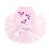 Dog in the Closet Pink & Purple Nailhead Butterflies - Bling Rhinestone Tutu Dress, M Pink view 1
