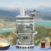 Tubibu Samovar Free Energy Water Heater 4L /150 Oz Semaver Samavar Boat Camping Hiking Hunting Yachting Tea Kettle (4 LT) view 1