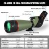 Gosky 2019 Updated 20-60x80 Spotting Scope with Tripod, Carrying Bag and Smartphone Adapter - BAK4 Angled Telescope - Waterproof Scope for Target Shooting Hunting Bird Watching Wildlife Scenery, SP5 view 2
