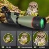 Gosky 2019 Updated 20-60x80 Spotting Scope with Tripod, Carrying Bag and Smartphone Adapter - BAK4 Angled Telescope - Waterproof Scope for Target Shooting Hunting Bird Watching Wildlife Scenery, SP5 view 4