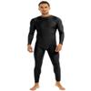 CHICTRY Adult Men One Piece Skin Tight Bodysuit Spandex Footless Jumpsuit Athletic Dance Leotard Black X-Large view 1