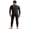 CHICTRY Adult Men One Piece Skin Tight Bodysuit Spandex Footless Jumpsuit Athletic Dance Leotard Black X-Large view 4