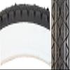 Beach Cruiser 241 Diamond Tread Street Leisure Wire Bead White Sidewall Whitewall 26 x 2.125 OEM Replacement Bike Tire Tube Rim Strip Lever Kit Bundle view 2
