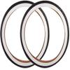 Beach Cruiser 241 Diamond Tread Street Leisure Wire Bead White Sidewall Whitewall 26 x 2.125 OEM Replacement Bike Tire Tube Rim Strip Lever Kit Bundle view 3