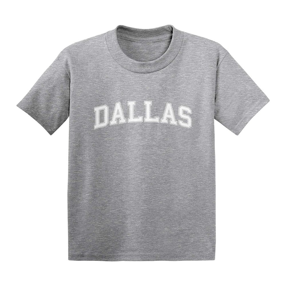 Haase Unlimited Dallas - State Proud Strong Pride Infant/Toddler Cotton Jersey T-Shirt (Light Gray, 12 Months)