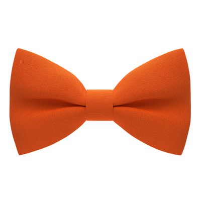 Bow Tie House Babies Classic Pre-Tied Bow Tie Formal Solid Tuxedo (Small, Pumpkin)