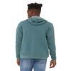 Bella + Canvas Unisex Sponge Fleece Pullover Hoodie L HTHR DEEP TEAL view 3