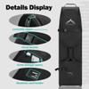 Himal Outdoors Soft-Sided Golf Travel Bag with Wheels- Heavy Duty 600D Polyester Oxford Wear-Resistant, Excellent Zipper Universal Size view 4