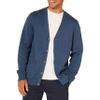 Amazon Essentials Men's Cotton Cardigan Sweater, -Blue Heather, X-Large view 1