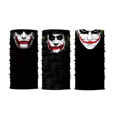 3PCS Face Sun Scarf Headwear Bandana Neck Gaiter Scarf UV Bad Mood Joker for Fishing Cycling Hiking