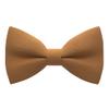 Bow Tie House Babies Classic Pre-Tied Bow Tie Formal Solid Tuxedo (Small, Caramel) view 1