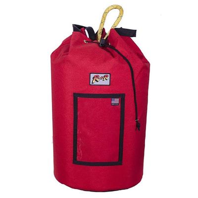 Rock-N-Rescue Grand Rope Bag, Premium Climbing Gear Storage Backpack, Heavy-Duty 1000D Nylon, Padded Shoulder Straps, Waterproof Design, Made in USA, Perfect for Mountaineering, Small, Red
