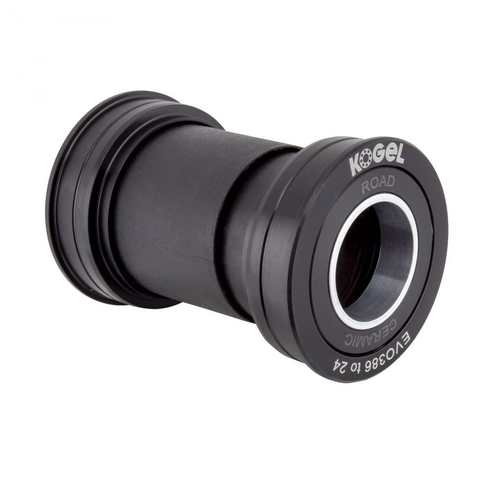 Kogel Bearings BB386EVO-24mm (Road) Alloy Bottom Bracket - Black - 386EVO-24GXP-R