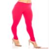 Women's Premium Ultra Soft Leggings (Fuchsia, Plus Size) view 4