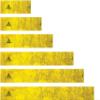 White Water Archery Laminated Vintage Yellow Gadsden Don't Tread On Me Flag 15pc Pack Arrow Wraps Choose Length (8.75) view 1