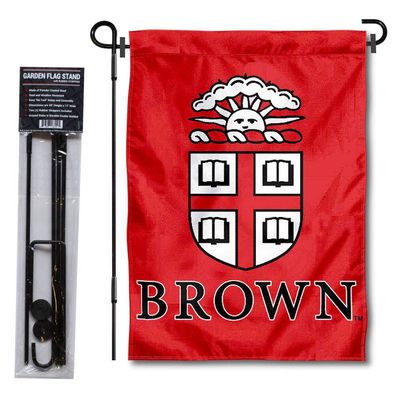 Brown Bears Garden Flag with Stand Holder