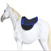 CHALLENGER Horse Quilted Endurance Contoured Barrel Gel Comfort Saddle Pad Blue 39185RB view 4