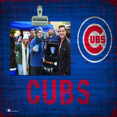 Fan Creations Chicago Cubs Team Name Clip-It Photo Frame