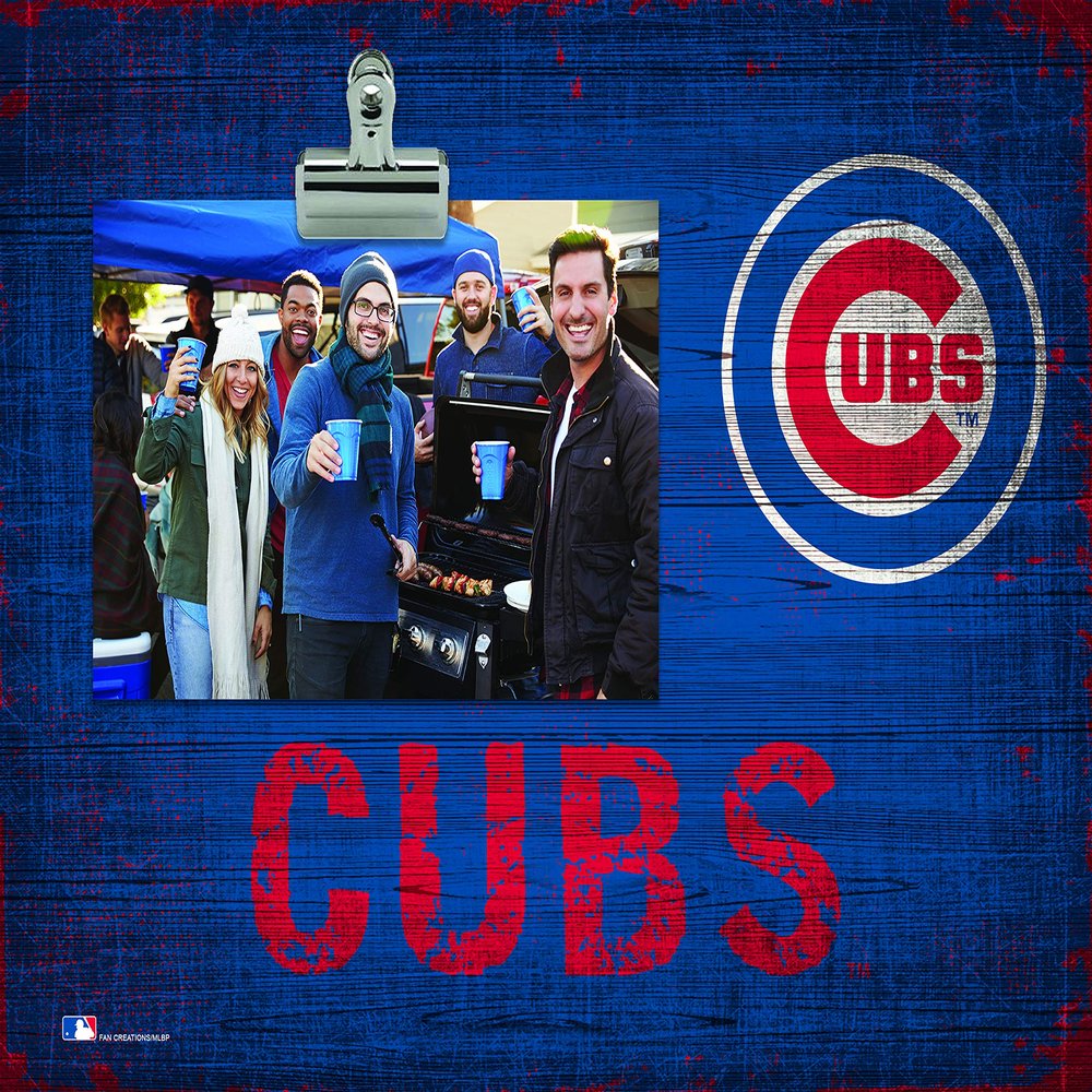 Fan Creations Chicago Cubs Team Name Clip-It Photo Frame