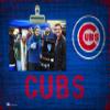 Fan Creations Chicago Cubs Team Name Clip-It Photo Frame view 1