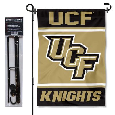 Central Florida Knights Garden Flag with Stand Holder