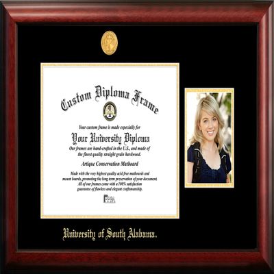 Campus Images NCAA University of Arkansas 17 x 14 Inches Gold Embossed Diploma Frame with 5 x 7 Inches Portrait