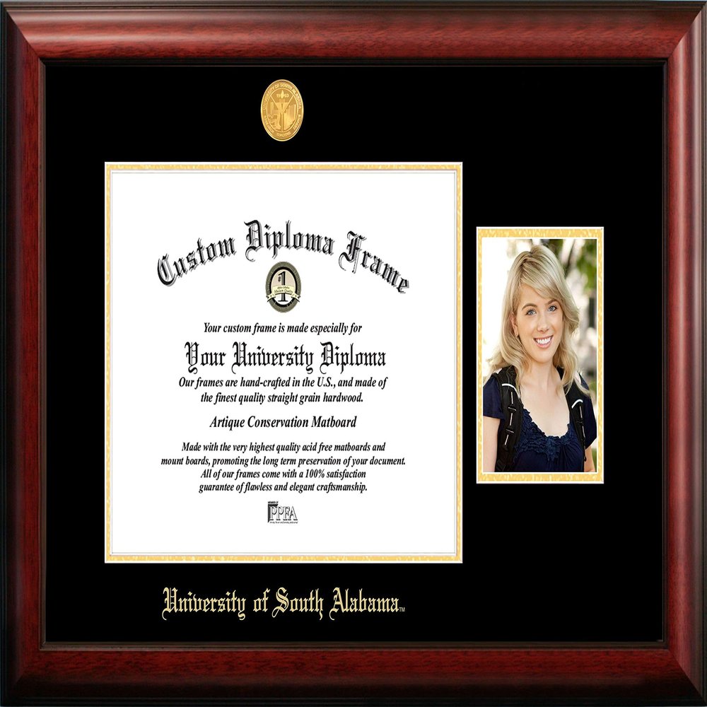 Campus Images NCAA University of Arkansas 17 x 14 Inches Gold Embossed Diploma Frame with 5 x 7 Inches Portrait